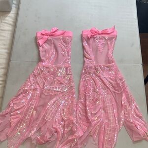 iHeartRaves Pink Sequin Gloves